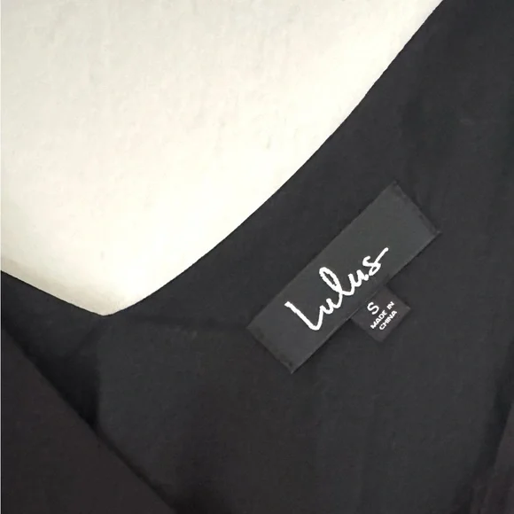 Lulus pleated black and white cami tank top - Picture 8 of 8